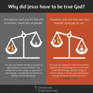 Why Jesus had to be true God